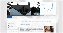 Desktop Screenshot of kirche-ehlershausen.de