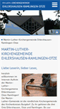 Mobile Screenshot of kirche-ehlershausen.de